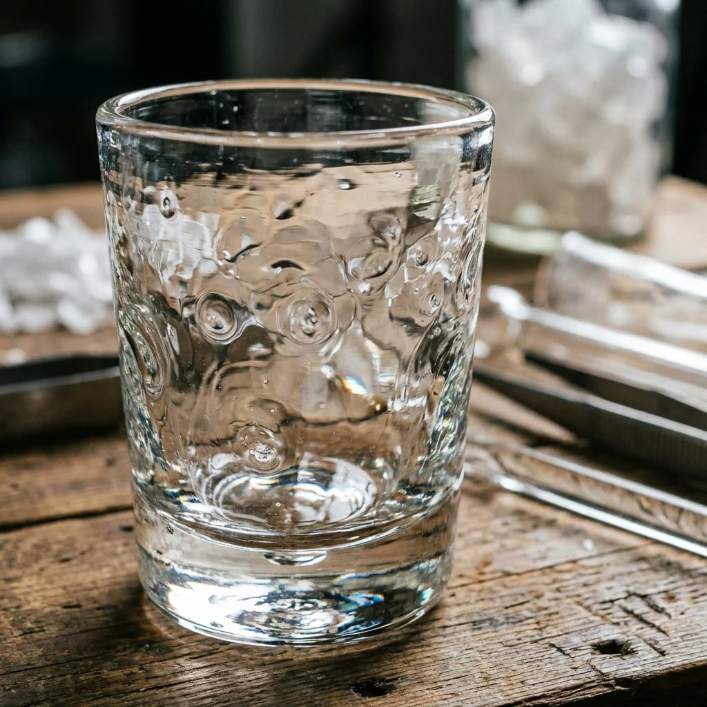 Détail cristal Verre Leonardo